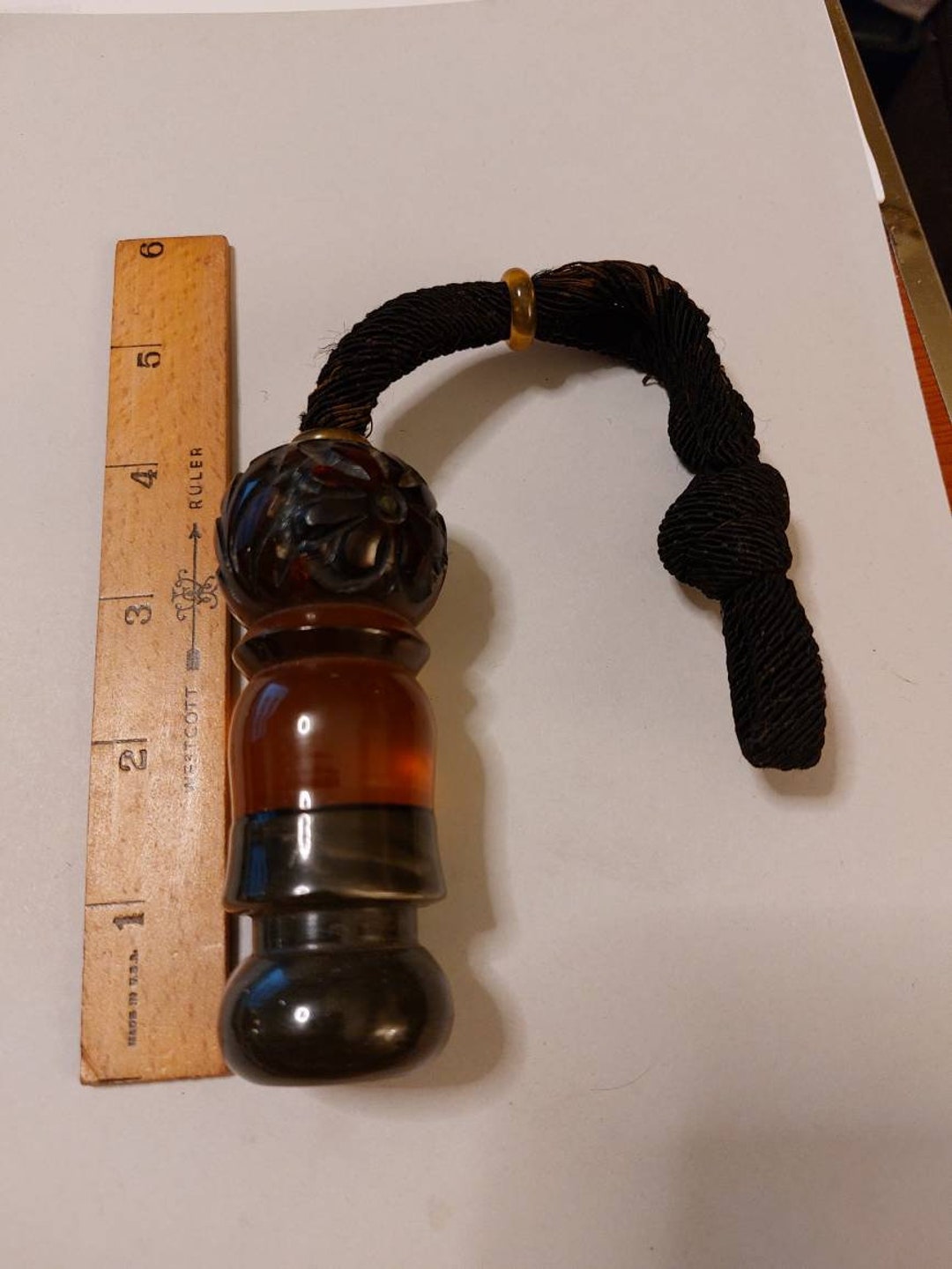 RARE Vintage Bakelite Umbrella Handle With Cord Etsy