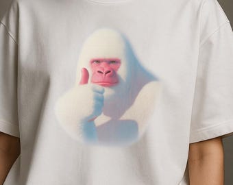T-shirt drôle Yéti pouce levé : t-shirt d'hiver Positive Vibes