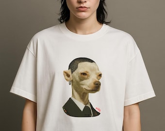 Business Chihuahua T-Shirt: Funny Dog in Suit Graphic Tee