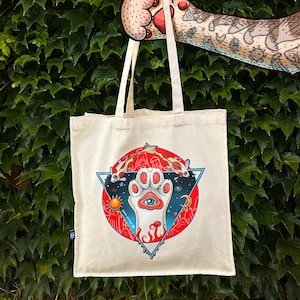 Summer 100% Cotton T-Shirt & Structured Tote Bag with Artistic Print, Gift Set for Her –  Breathable, Durable, Stylish Everyday Combo