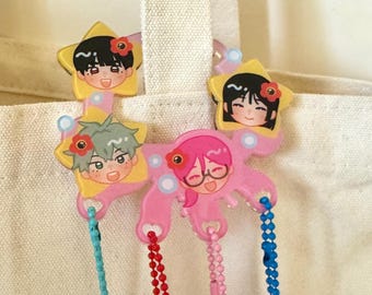 Alien Stage Bon Bon Jellyfish Acrylic Carabiner
