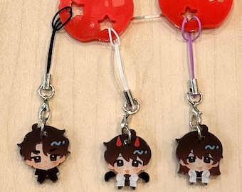 Omniscient Reader's Viewpoint ORV mini phone charm ( Kim Dokja, Yoo Joonghyuk, Han Sooyoung )