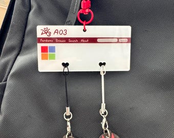 Ao3 Fanfic Shipping Charm Holder