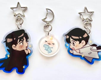 Omniscient Reader's Viewpoint ORV Acrylic Charms ( Kim Dokja, Yoo Joonghyuk, Biyoo )