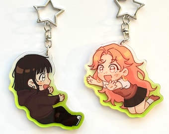 Mitsuaya Green Yuri / The Guy She Was Interested In Wasn't a Guy at All Acrylic Charm