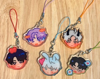 Love and Deepspace LADS Acrylic Phone Charms