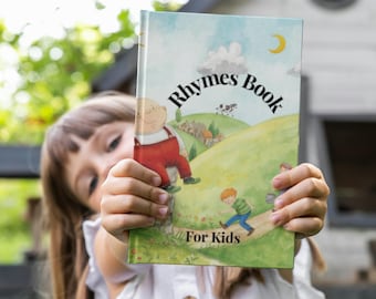 Kids Rhymes Book | 22 Classic Poems, Bedtime Stories I llustrated A4 (PDF Download)