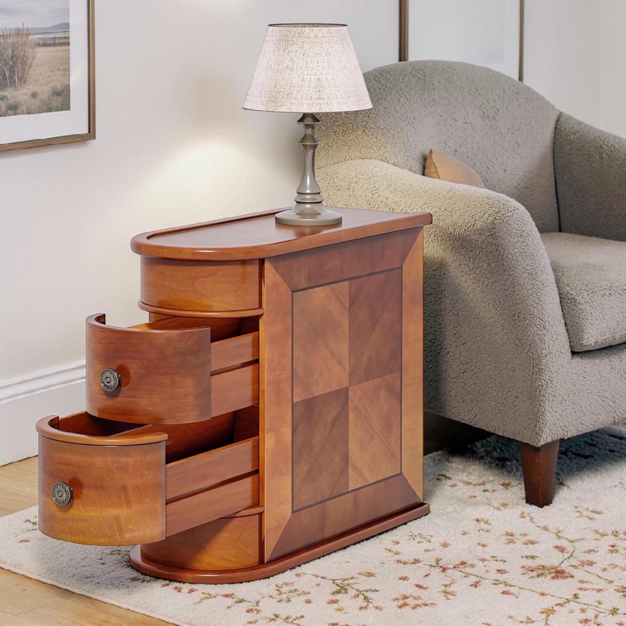 Vintage side table with drawer - Etsy 日本