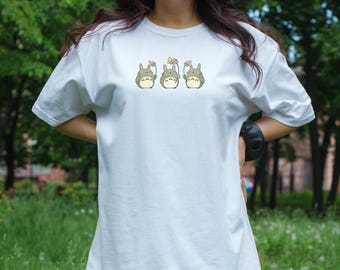 Forest Spirit Totoro Comfort Colors Tee, Anime Inspired Shirt