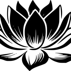 Digitale SVG-bestand lotusbloem downloaden