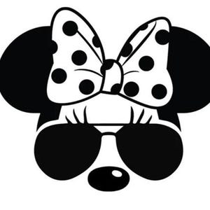 minnie sunglasses SVG Digital File Download