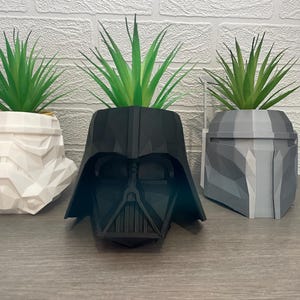 Darth Vader - Modern Indoor Planter - Plant Pot - Star Wars - Home Decor