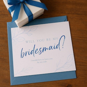 Cartão-postal "Quer ser minha madrinha?" | Cartão elegante para pedido de casamento | Convite para festa de casamento para impressão