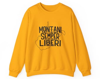 Montani Semper Liberi Unisex Heavy Blend™ Crewneck Sweatshirt