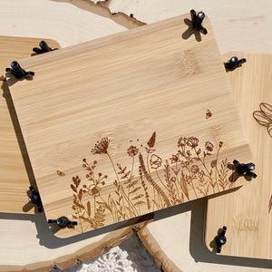 Wooden Flower Press, Flower Press, Plant or Flora Drying Kit, Gifts for Nature and Gardening Lover, Herbarium Hobby, Engraved Custom Gifts