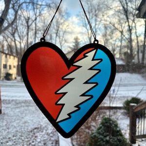 Steal Your Heart Suncatcher Engraved w/ NFA Lyrics (8")