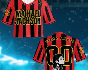 Michael Jackson Custom Crop Top Football Jersey 2026