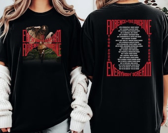 Florence And The Machine Everybody Scream Tour Shirt, Comfort Colors Vintage Band Tee, Indie Rock Concert T Shirt, Music Fan Gift, Ship Fast