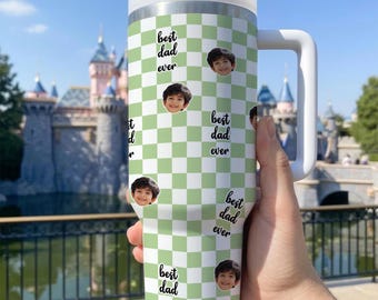 Best Dad Ever Tumbler With Kids Names, Birthday Gift for Daddy, Personalized Tumbler for Dad, Fathers Day Gift, Dad Tumbler, Gift For Him