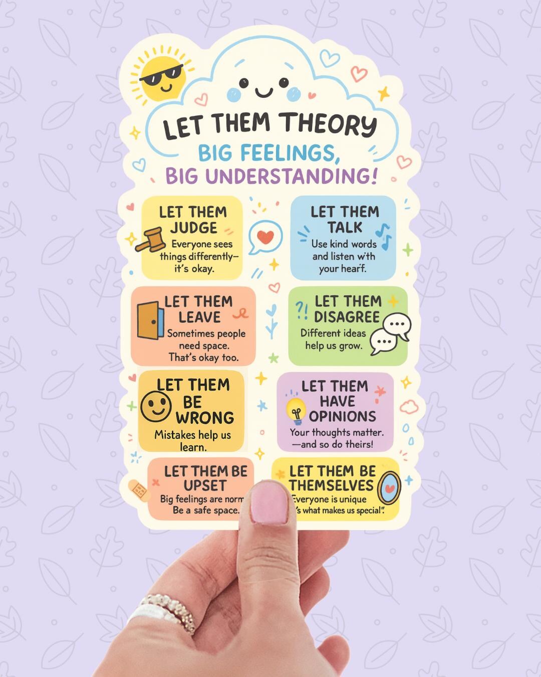 Let Them Theory Sticker – Emotional Intelligence Reminder for Teachers ...