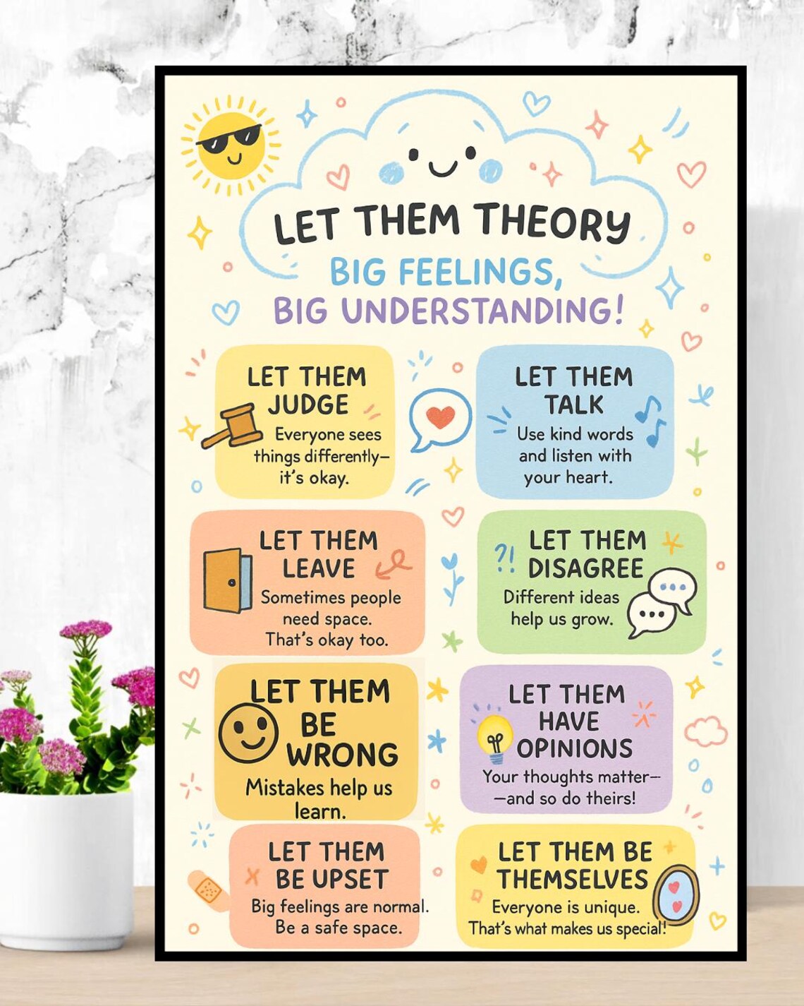 Let Them Theory Sticker – Emotional Intelligence Reminder for Teachers ...