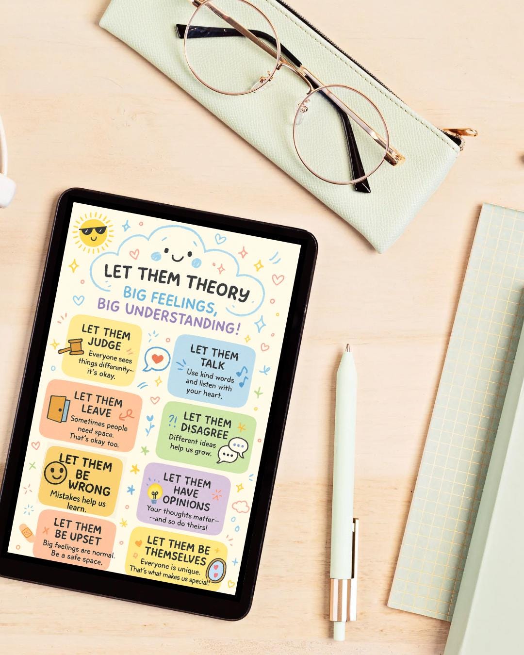 Let Them Theory Sticker – Emotional Intelligence Reminder for Teachers ...