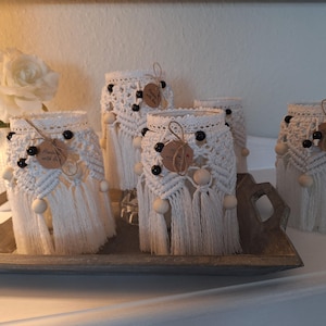 Macrame lantern