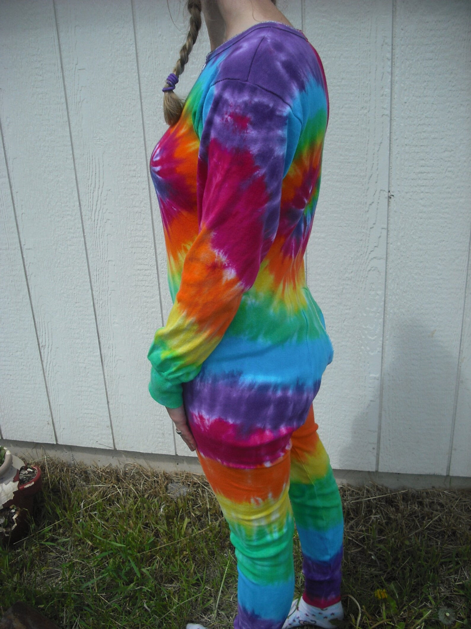Tie Dye Union Suit Adult Onesie Unisex Sizes Small Through Etsy
