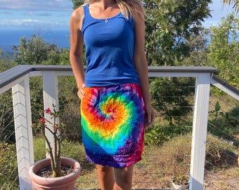 Tie Dye Skirt | Women's Size 2 Upcycled