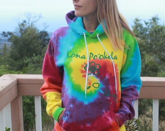 Tie Dye Pullover Hoodie | Size S