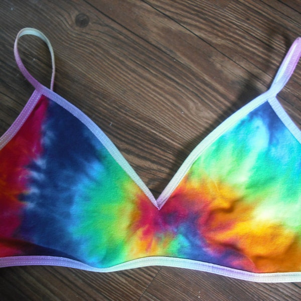 Tie dye bra