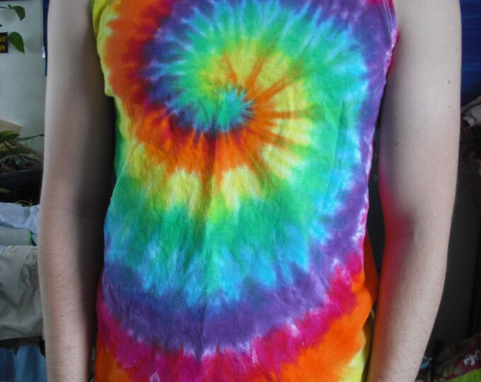 Men's Tie Dye Tank Top Etsy