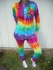 Tie Dye Union Suit Adult Onesie | Unisex Sizes Small Through 2XL READY TO SHIP 