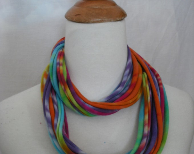 Infinity Necklace Scarf Upcycled Etsy