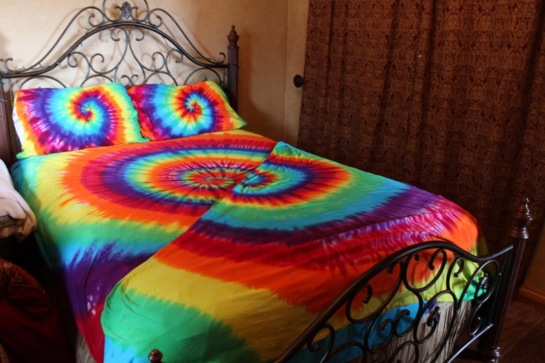 Tie Dye Bed Sheet Set Twin Xl Full Queen Or King Image 0
