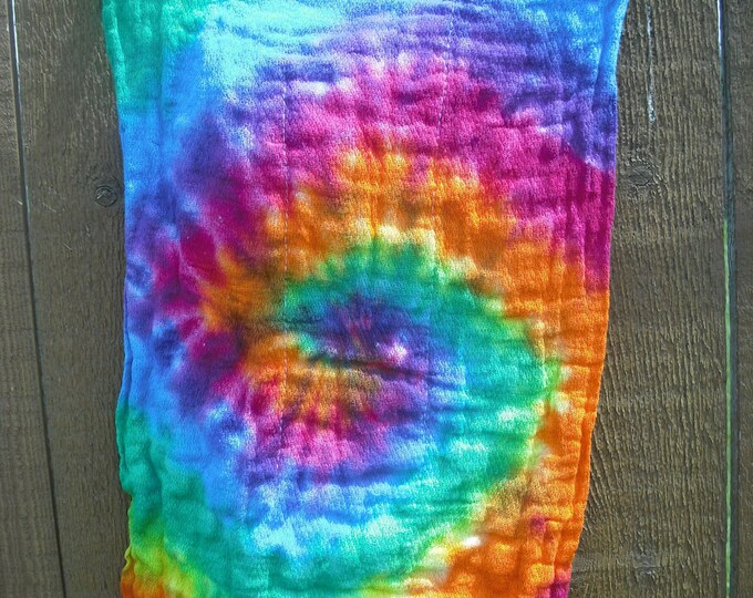 Tie Dye Prefold Cotton Diaper/burp Cloth Upcycled Etsy