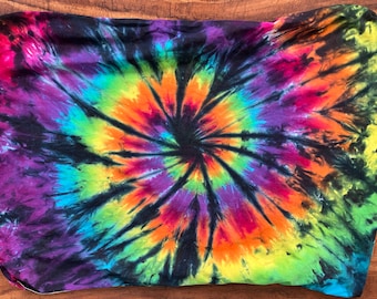 Tie Dye Pillowcase Sham Standard Size Upcycled