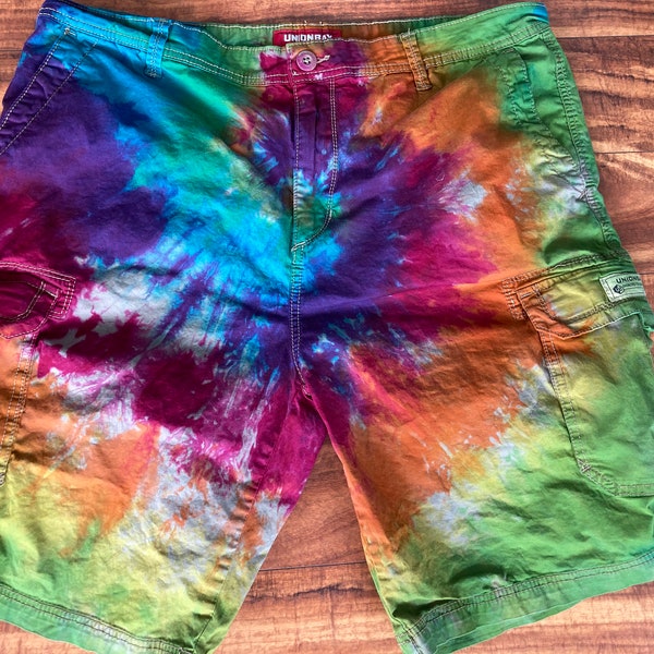 Tie Dye Shorts Etsy