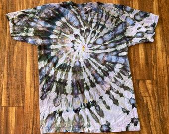 Tie Dye ICE gefärbtes T-Shirt | Größe L