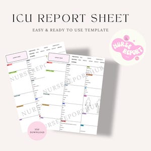 ICU Report Sheet