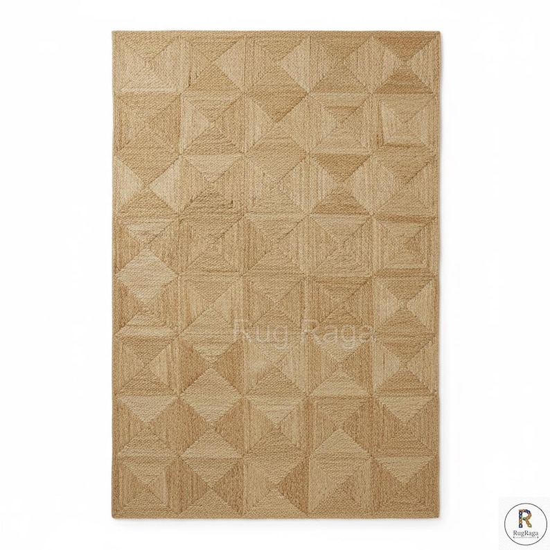 Seagrass Box Rug Sisal Square Boxes Jute Rug Hand Woven Large Natural ...