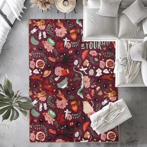 Anime Rug: Custom Printed Microfiber Polyester Carpet