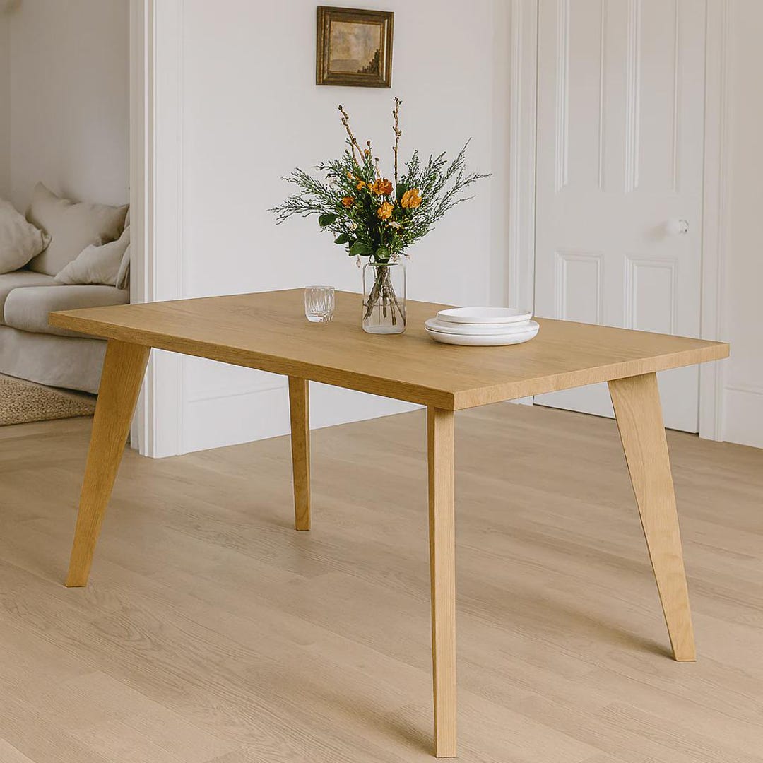 Corbridge Solid Oak Dining Table - Etsy UK