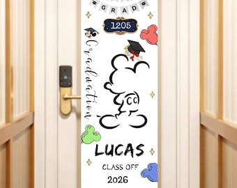 Cruise Door Banner | Cruise Decor | Personalized Cruise Door Decor | Canva Template | Graduation | Class Of 2026 | Balloon | Editable
