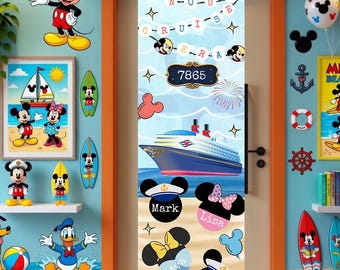 Cruise Door Banner Template | In Our Cruise Era Banner | Friendship Bracelet Cruise Decor