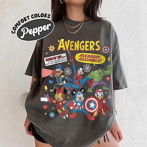 Myszka Miki i Przyjaciele – komiks Marvel Avengers w formacie PNG, WDW Magic Kingdom, do pobrania w wersji cyfrowej, Disney Avengers