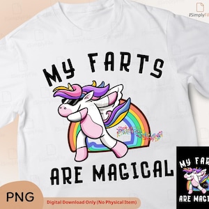 私のおならは魔法のPNG画像、面白いユニコーンのクリップアート、軽くたたくユニコーンのPNG画像、魔法のおならのユーモアデザイン、子供向け昇華プリントのダウンロード、かわいいうんちジョーク