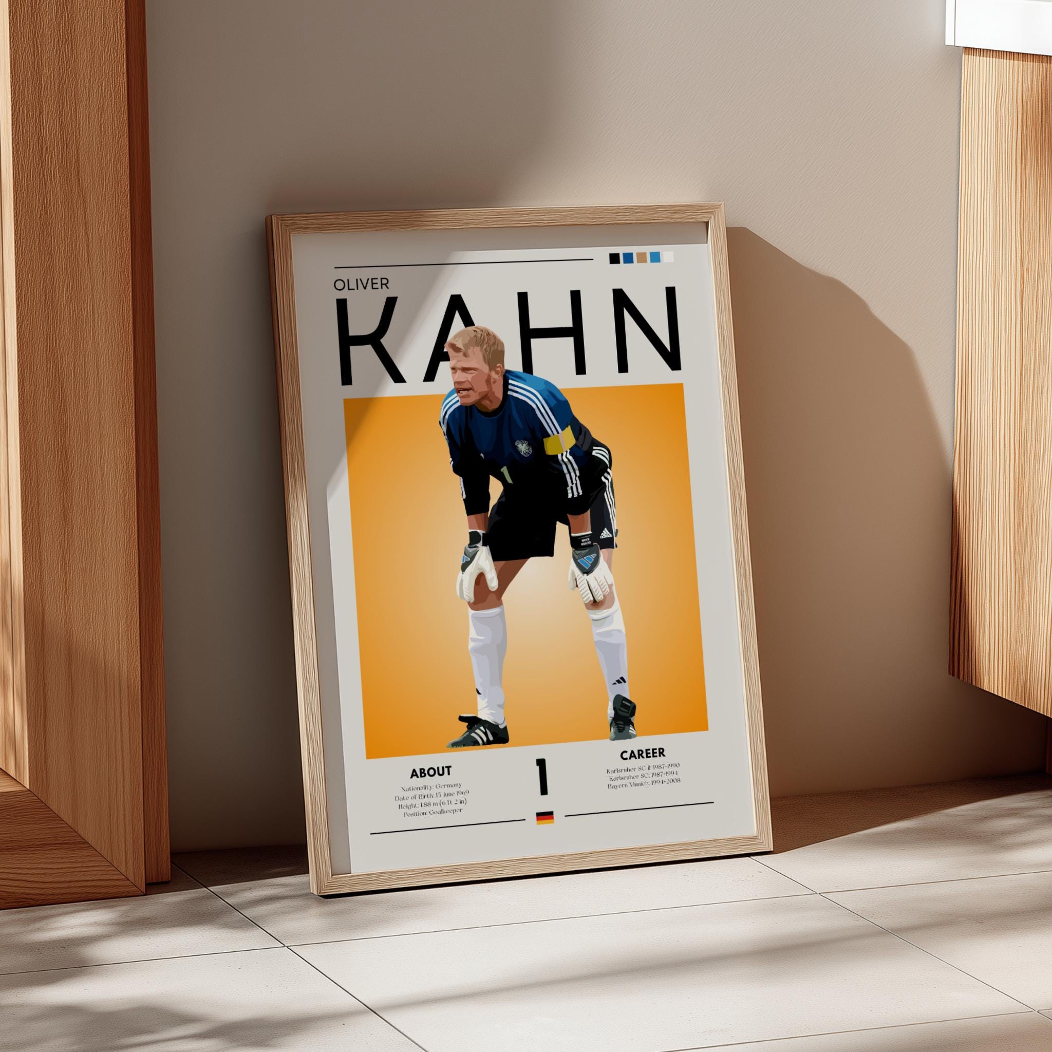 Oliver kahn print - Etsy 日本