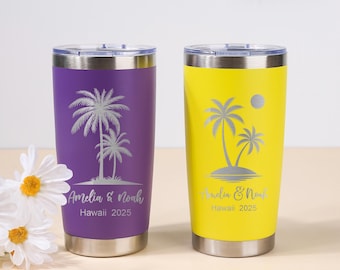 Bottiglia d'acqua termica personalizzata, tazza personalizzata con coperchio, bottiglia d'acqua incisa, tazza in acciaio inossidabile, bicchiere inciso al laser, regalo per addio al celibato
