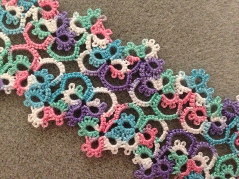 Handmade Shuttle Tatted narrow Wedding Lace Etsy